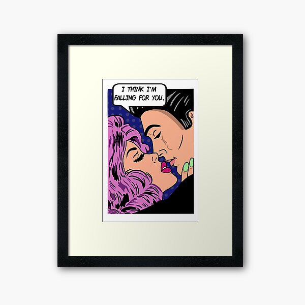 Aperçu de l'œuvre Fallingforyou Le Pop Art de 1975 créée et vendue par hbalas.