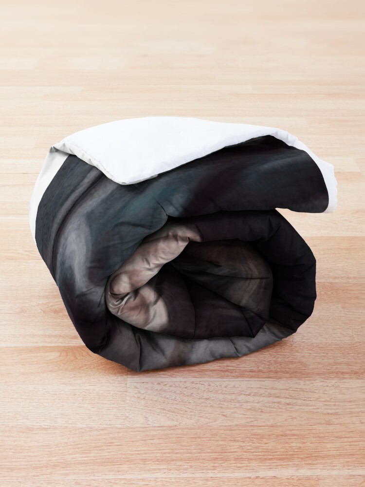 Alternate view of "Breathe, Swan..." Comforter