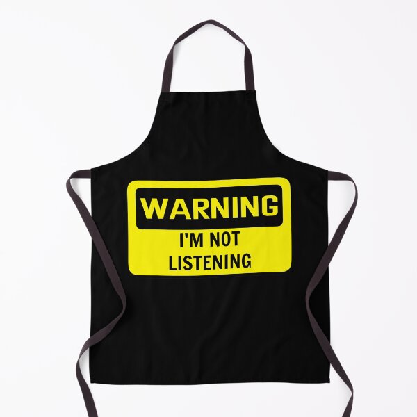 Item preview, Warning I'm not listening Teenager Introvert Funny Design designed and sold by FP-POD.