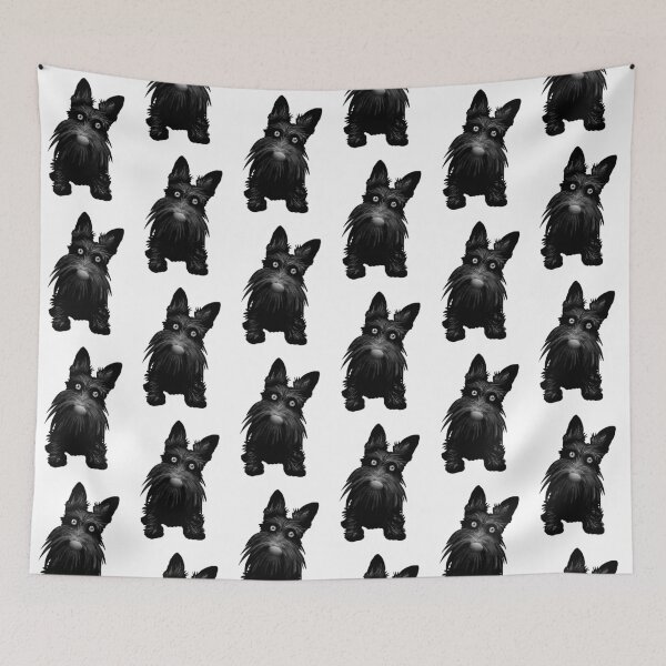 Item preview, Cute Scotty Scottie Dog on White designed and sold by VicEllisArt.