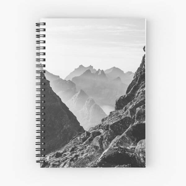 Item preview, black and white mountain nature designed and sold by Hawi negeri.