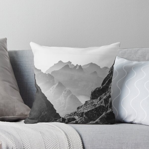 Item preview, black and white mountain nature designed and sold by Hawi negeri.