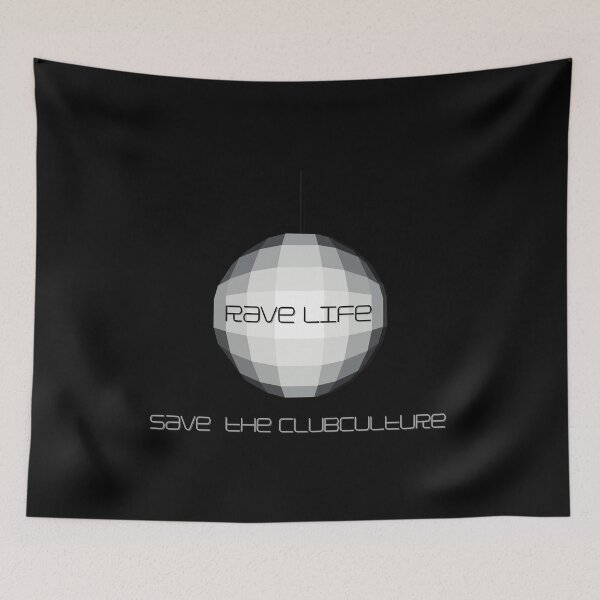 Item preview, Rave Life Save the club culture designed and sold by Aline22.