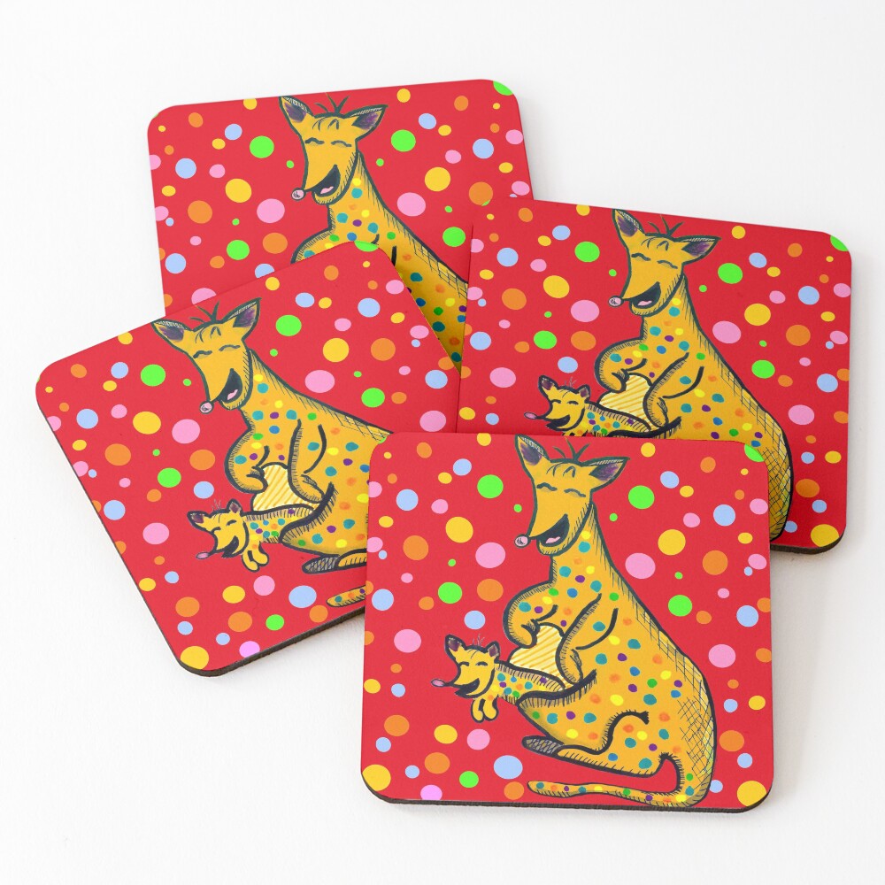Item preview, Coasters (Set of 4) designed and sold by HappigalArt.