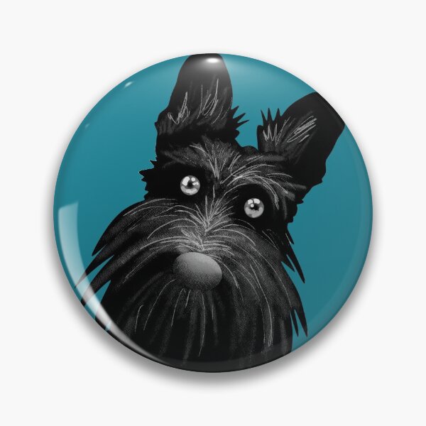 Item preview, Cute Scotty Scottie Dog - Teal designed and sold by VicEllisArt.