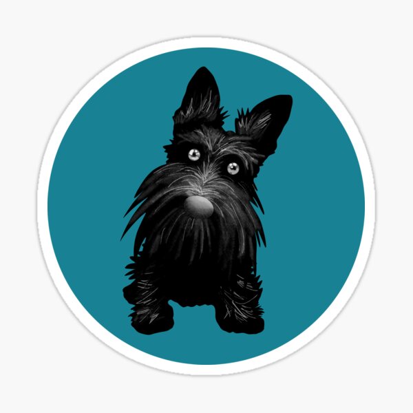 Scotty Dog Stickers for Sale | Redbubble