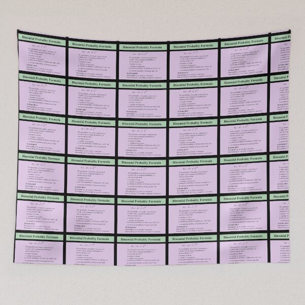 Item preview, Binomial Equation:  Statistics Notes from The Statistics Matrix designed and sold by Mark Stansberry.