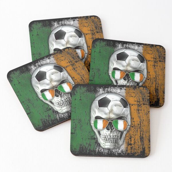 Item preview, Irish football skull designed and sold by drizzd.