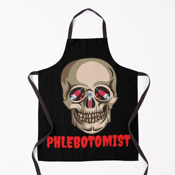 Item preview, HALLOWEEN SKULL SYRINGE PHLEBOTOMIST FUNNY designed and sold by Hippiesole.