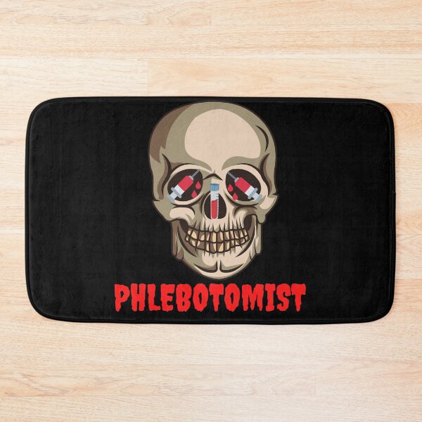 Item preview, HALLOWEEN SKULL SYRINGE PHLEBOTOMIST FUNNY designed and sold by Hippiesole.