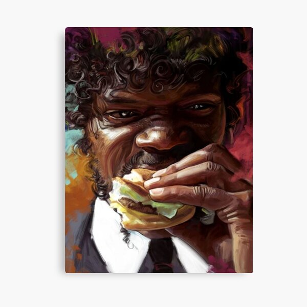 Pulp Fiction - Hamburger Canvas Print