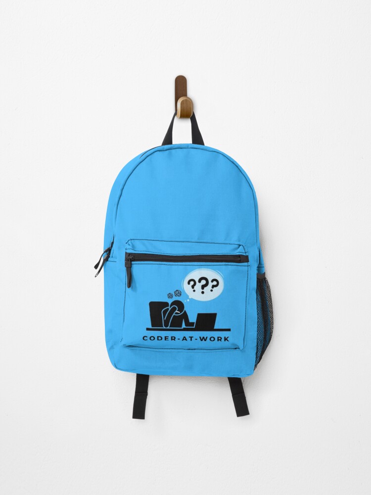 Thumbnail 1 of 3, Backpack, Coder at Work designed and sold by razvigod.