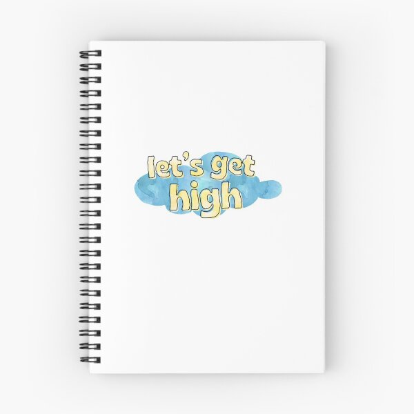 Item preview, Let's Get High Clouds Watercolor Weed designed and sold by sharedipmemes.