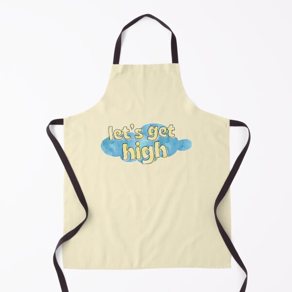 Item preview, Let's Get High Clouds Watercolor Weed designed and sold by sharedipmemes.