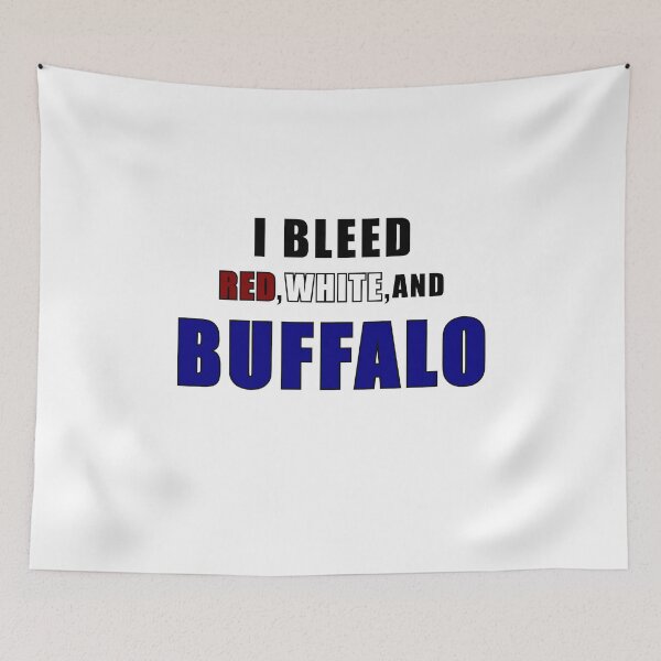 Item preview, I bleed red white and Buffalo designed and sold by LaurenElin.