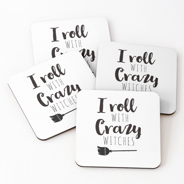 Item preview, Halloween - I roll with crazy witches - funny Halloween  designed and sold by Tropical Blood.