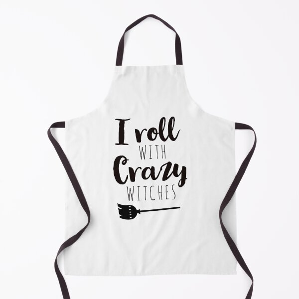 Item preview, Halloween - I roll with crazy witches - funny Halloween designed and sold by Tropical Blood.