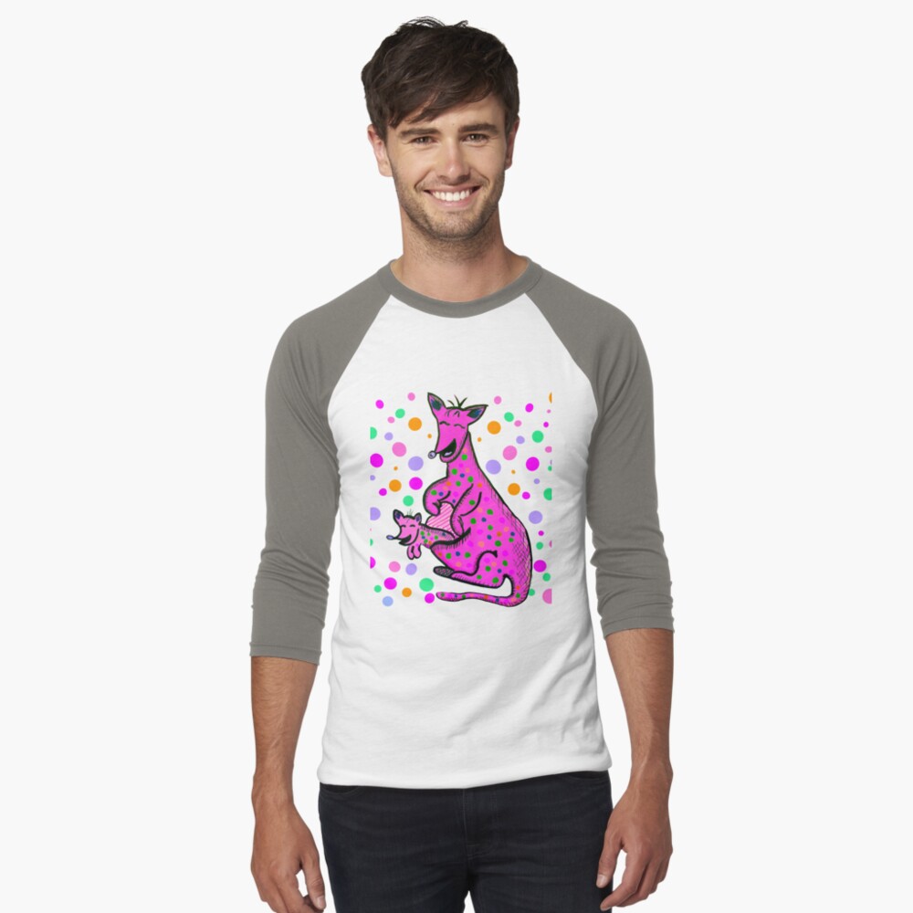 Item preview, Baseball ¾ Sleeve T-Shirt designed and sold by HappigalArt.