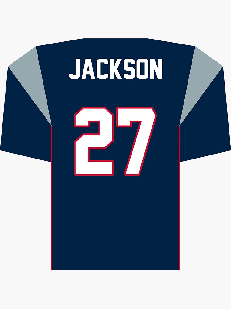 J.C. Jackson - Patriots Jersey Sticker for Sale by GammaGraphics