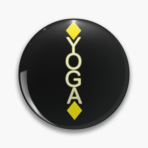 Item preview, Vertical "YOGA" in yellow designed and sold by EdwardMonet.