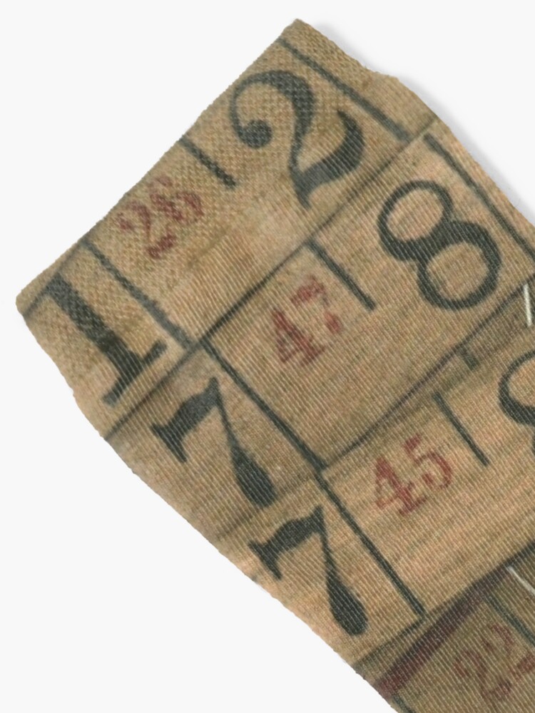 Measure Up - Vintage Retro Seamstress Measuring Tape Socks for Sale by  elevens