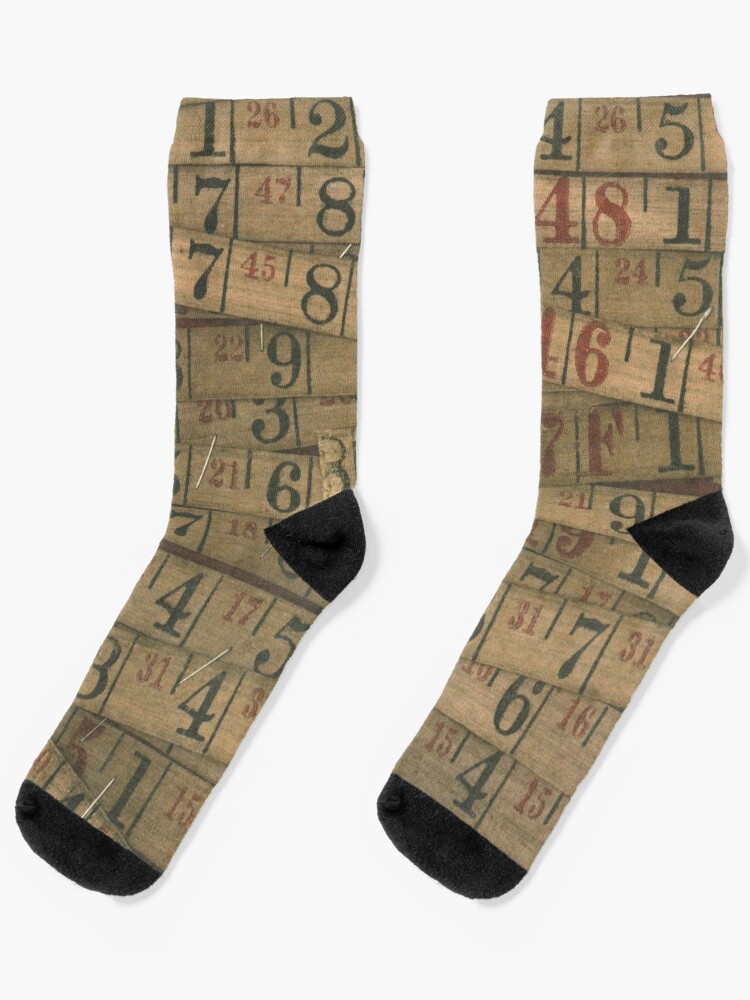 Measure Up - Vintage Retro Seamstress Measuring Tape Socks for Sale by  elevens
