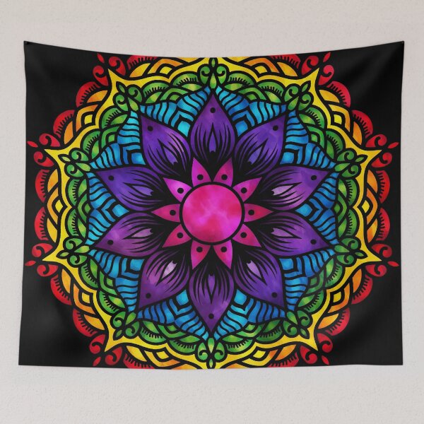 Item preview, Chakra Flower Mandala - 43 designed and sold by chakraplaza.
