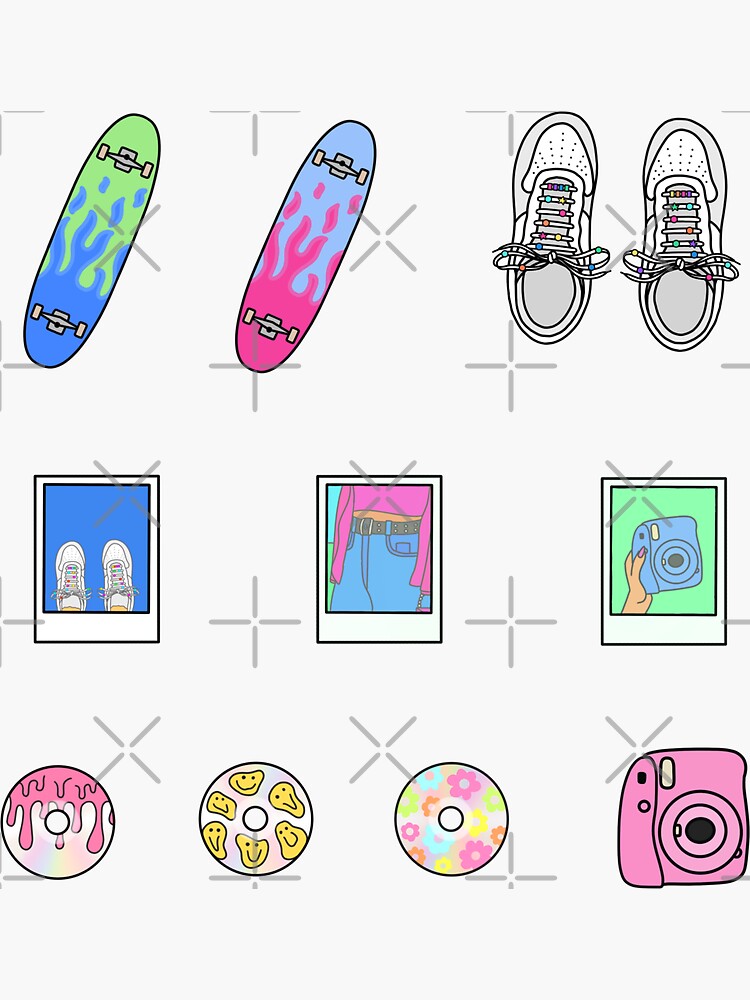 Thumbnail 3 of 3, Sticker, indie aesthetic pack designed and sold by Pastel-PaletteD.