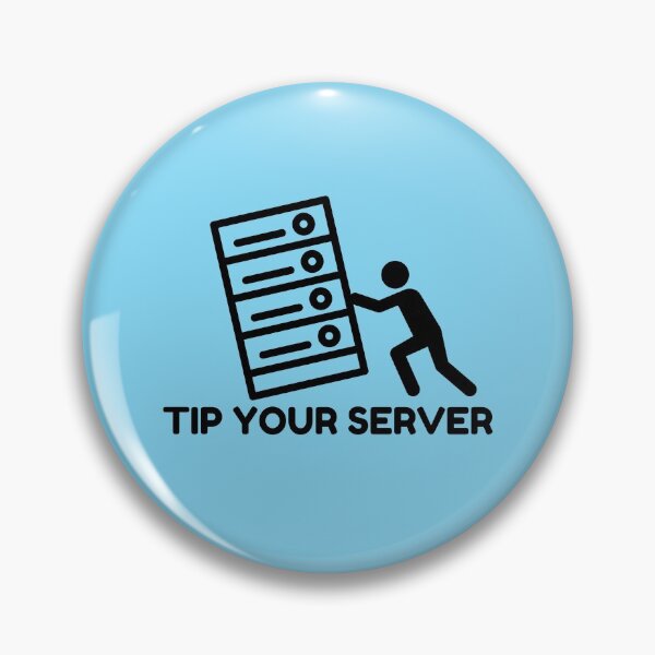 Item preview, Tip Your Server Funny Design- black designed and sold by MixedBagMerch.