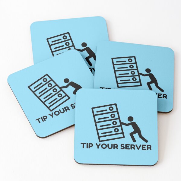 Item preview, Tip Your Server Funny Design- black designed and sold by MixedBagMerch.