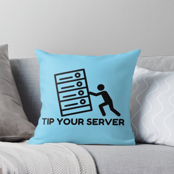 Item preview, Tip Your Server Funny Design- black designed and sold by MixedBagMerch.