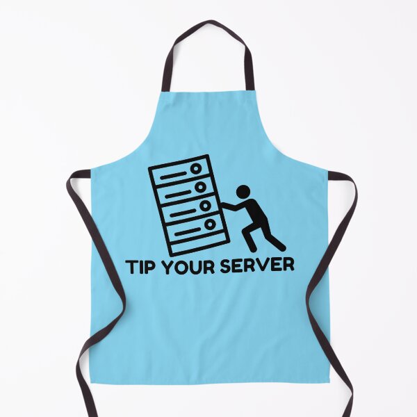 Item preview, Tip Your Server Funny Design- black designed and sold by MixedBagMerch.