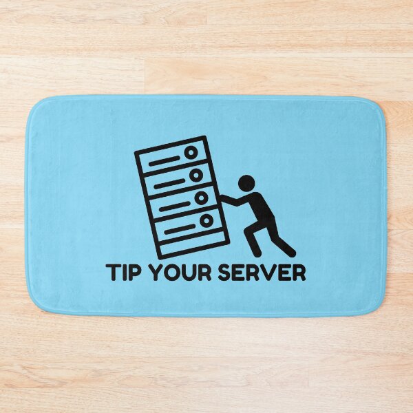 Item preview, Tip Your Server Funny Design- black designed and sold by MixedBagMerch.