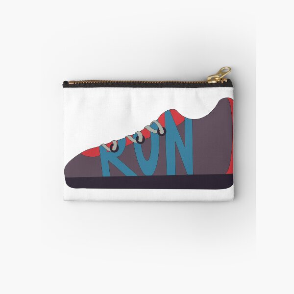 Item preview, Red, Blue, and Purple Running Shoe Doodle designed and sold by klaireep.