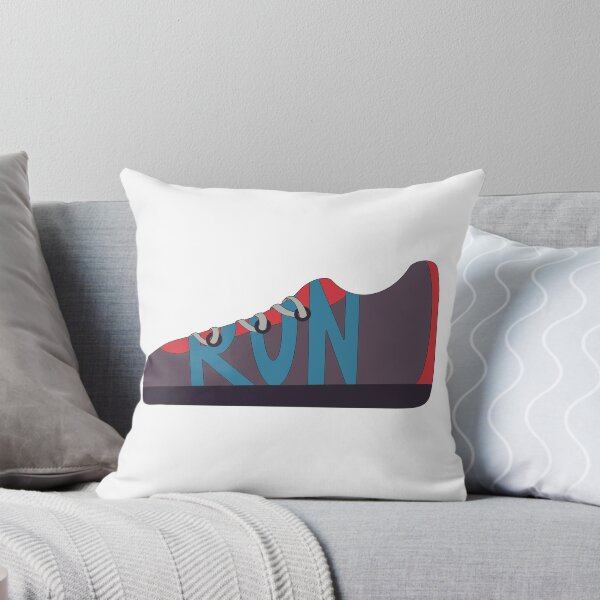 Item preview, Red, Blue, and Purple Running Shoe Doodle designed and sold by klaireep.