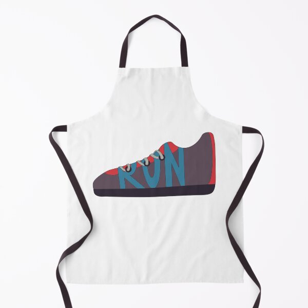 Item preview, Red, Blue, and Purple Running Shoe Doodle designed and sold by klaireep.