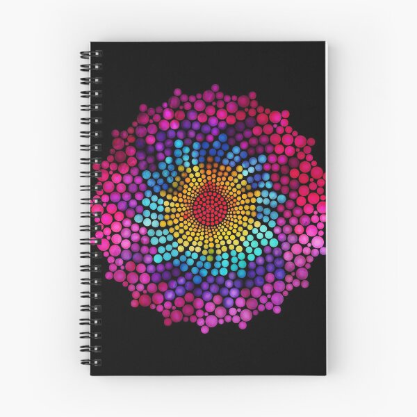Item preview, 7 Chakra Dots Mandala - 21 BBG designed and sold by chakraplaza.