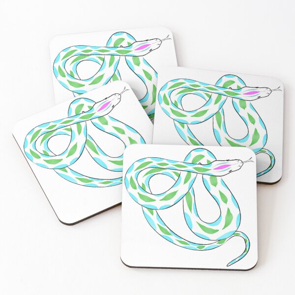 Item preview, Green and Pink Snake designed and sold by natalievmason.
