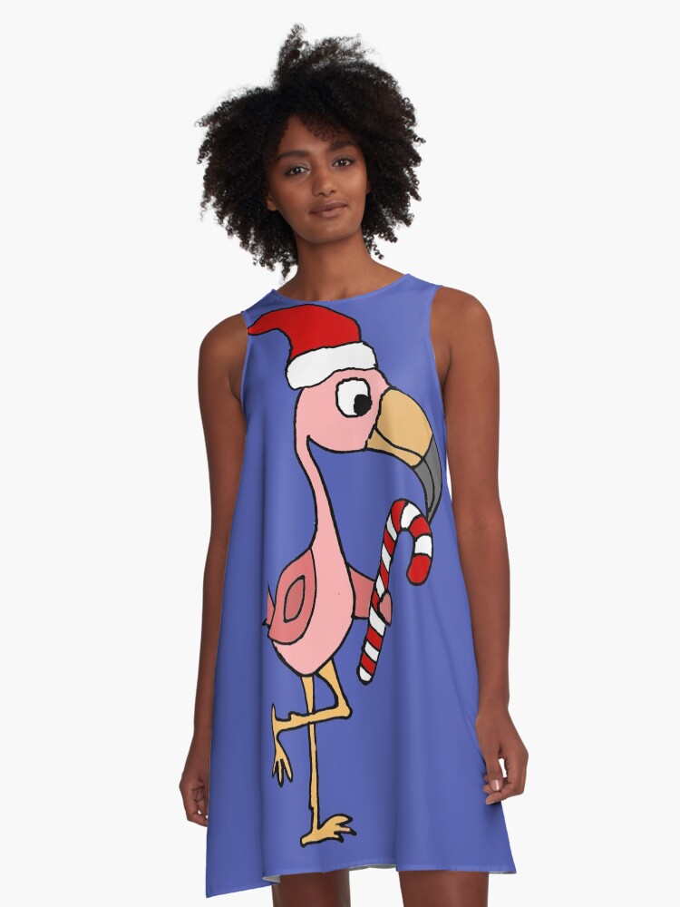 Christmas flamingo dress Clearance
