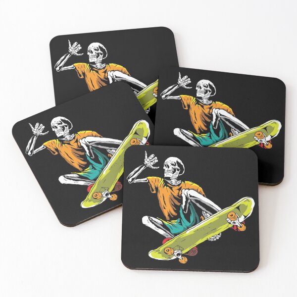 Item preview, Skeleton Skater In Halloween With Skateboard designed and sold by AxzoGerman.
