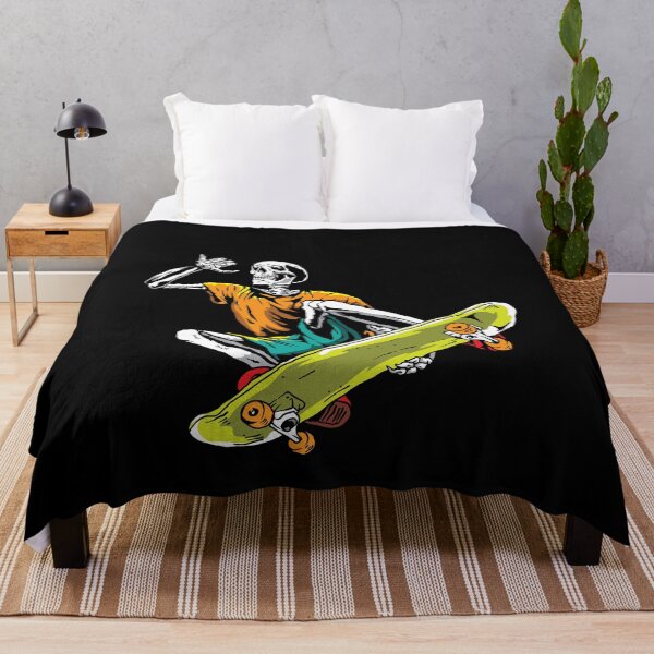 Item preview, Skeleton Skater In Halloween With Skateboard designed and sold by AxzoGerman.