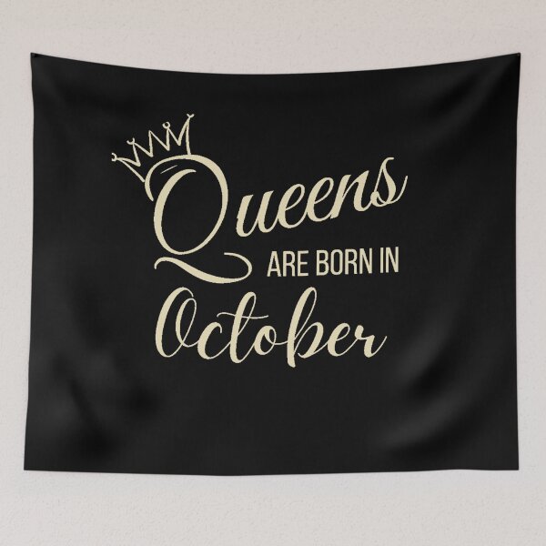 Item preview, Queens Are Born In October Birthday  designed and sold by Jajulile.