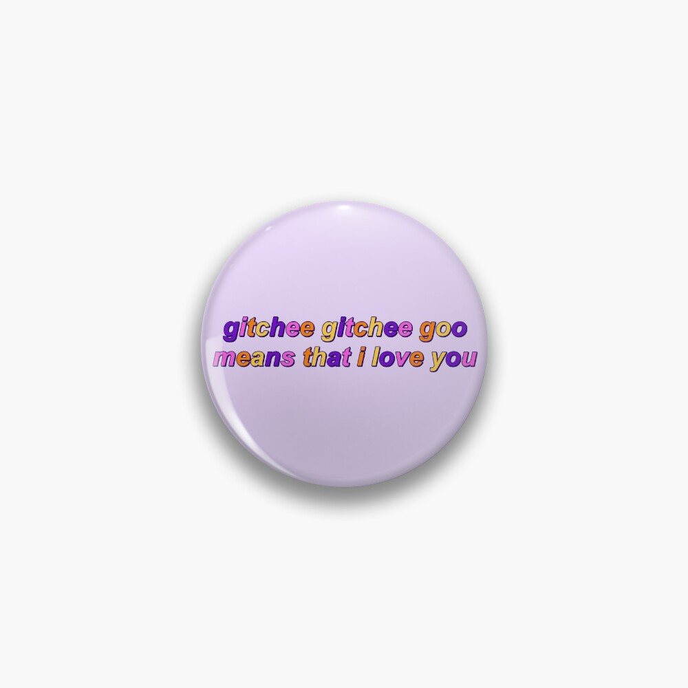 "Gitchee Gitchee Goo 1" Sticker for Sale by WavyGrayvy | Redbubble