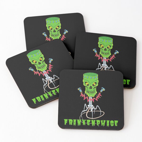 Item preview, LAB TECH HALLOWEEN FRANKENPHAGE FRANKENSTEIN FUNNY BACTERIOPHAGES  designed and sold by Hippiesole.