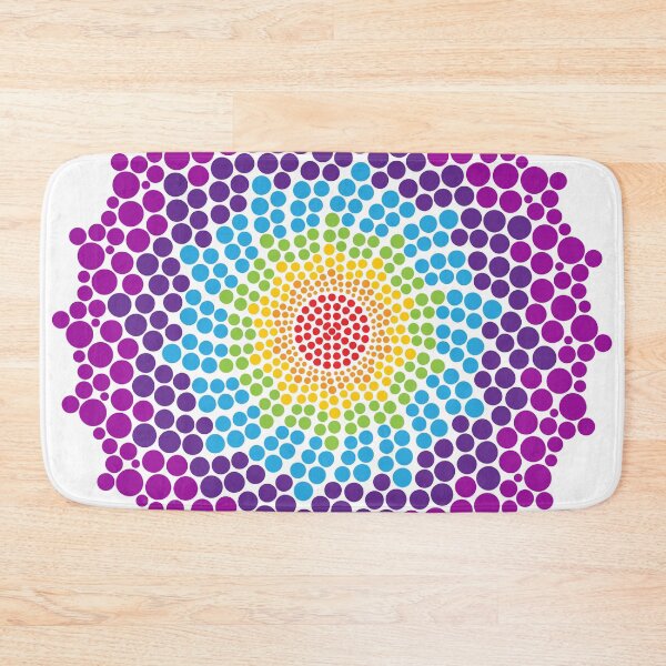 Item preview, 7 Chakra Dots Mandala - 21 WBG designed and sold by chakraplaza.