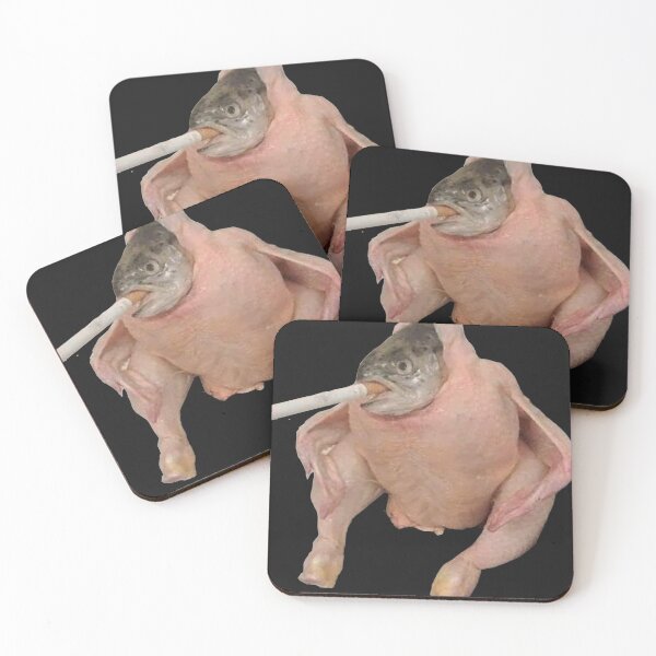 Item preview, A smoking fish inside a chicken designed and sold by jeforce.