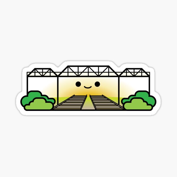 Wallace Avenue Pedestrian Bridge Glossy Sticker