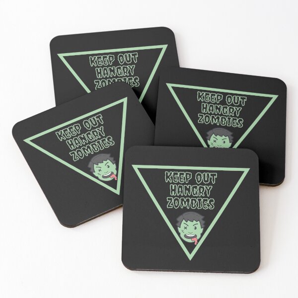 Item preview, Keep Out Hangry Zombies designed and sold by GleamingGiant.