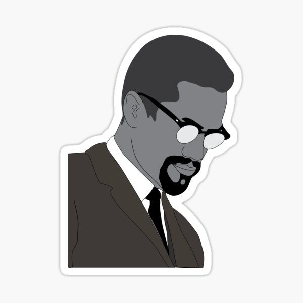 Malcolm X Sticker