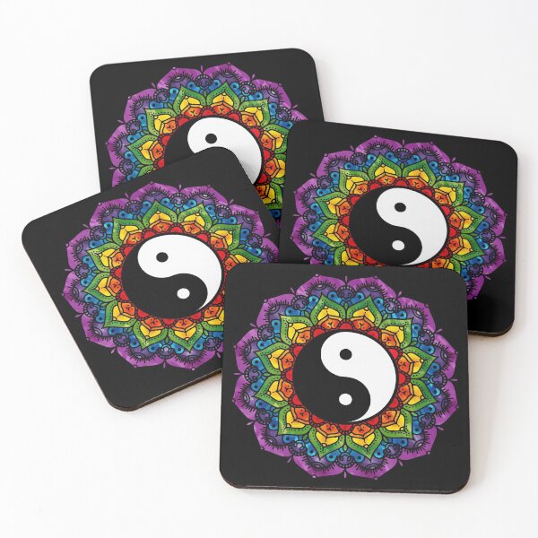Item preview, Yin & Yang Chakra Mandala - 42 designed and sold by chakraplaza.